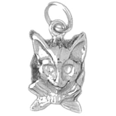 Sterling Silver Cat Pendant