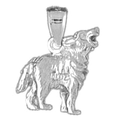 Sterling Silver Dog Pendant