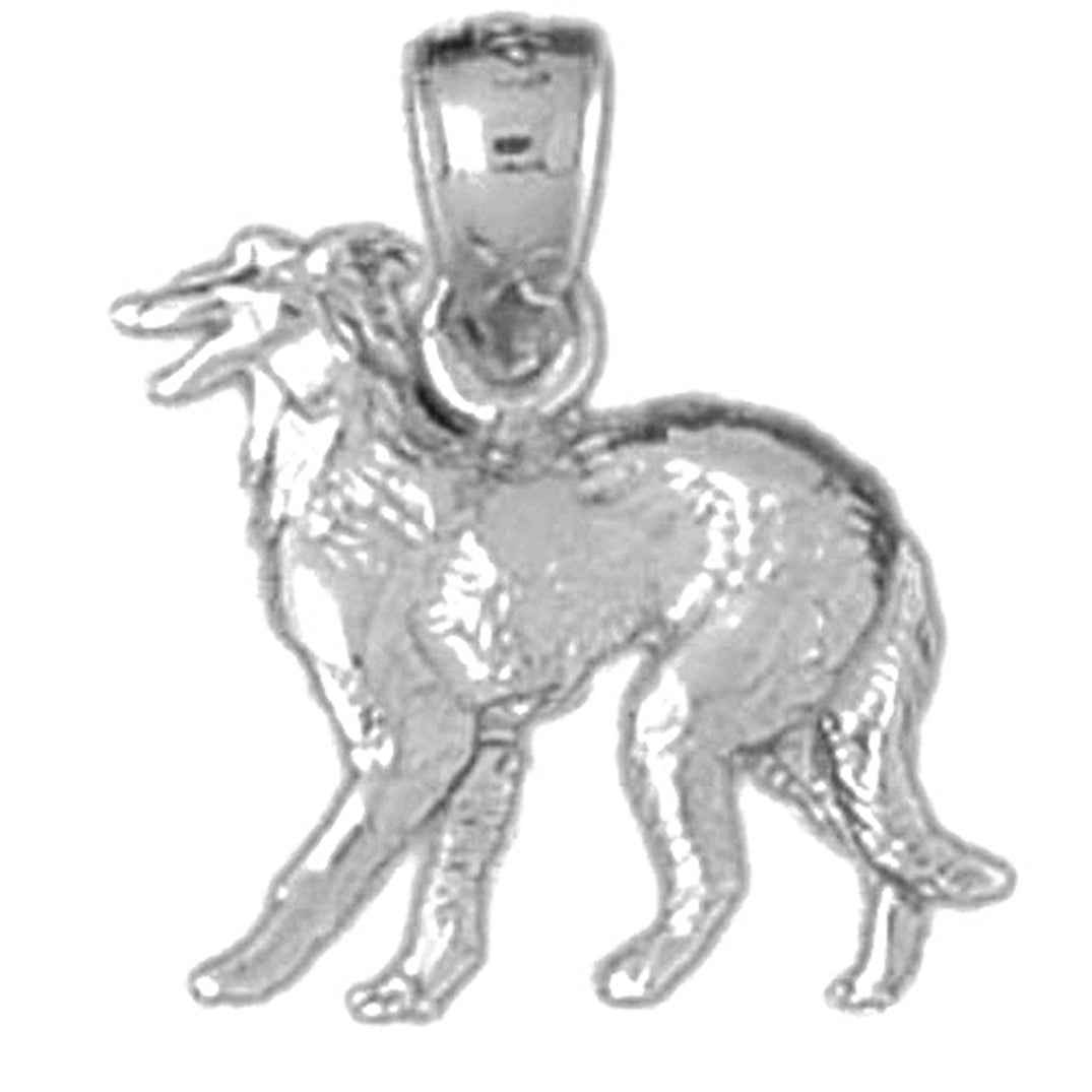 Sterling Silver Dog Pendant