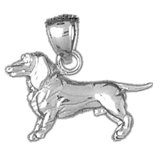 Sterling Silver Dog Pendant