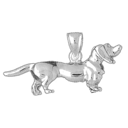 Sterling Silver Dog Pendant