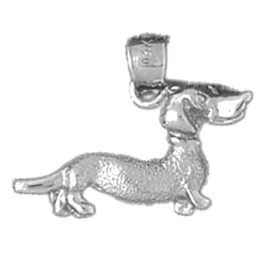 Sterling Silver Dog Pendant