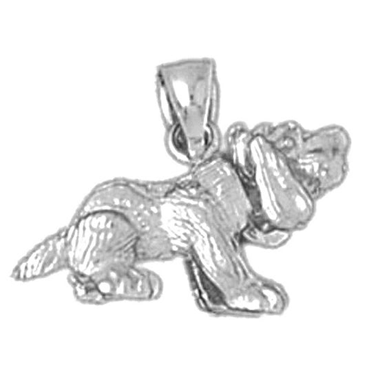 Sterling Silver Dog Pendant