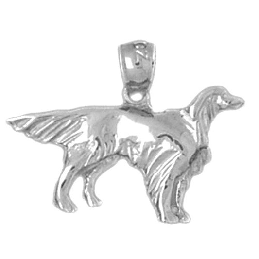 Sterling Silver Dog Pendant