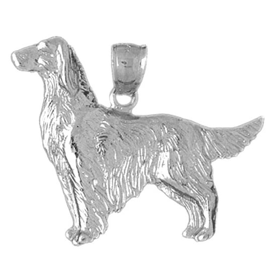 Sterling Silver Dog Pendant