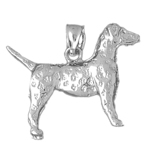 Sterling Silver Dog Pendant