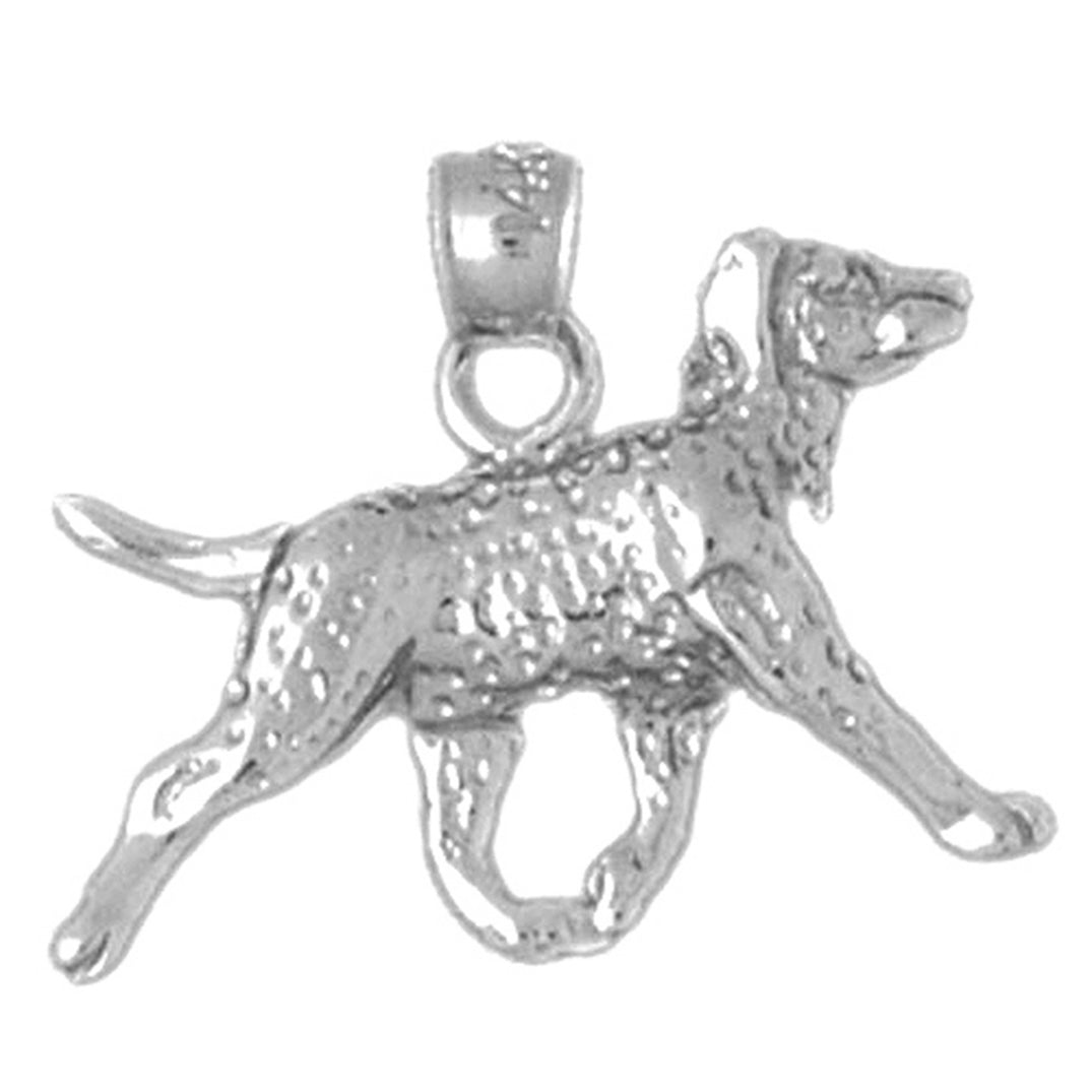 Sterling Silver Dog Pendant