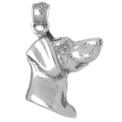 Sterling Silver Dog Pendant