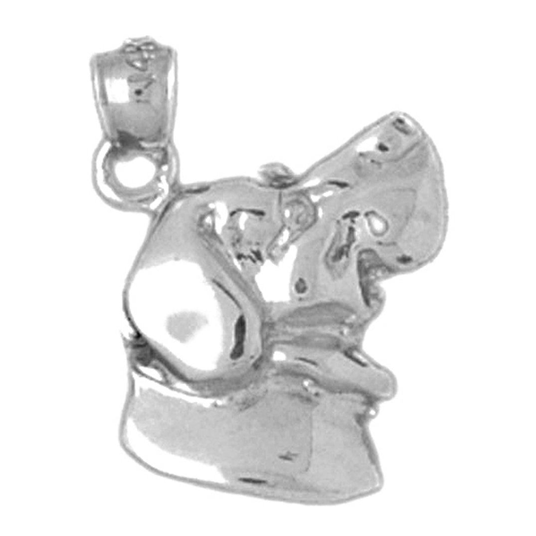 Sterling Silver Dog Pendant