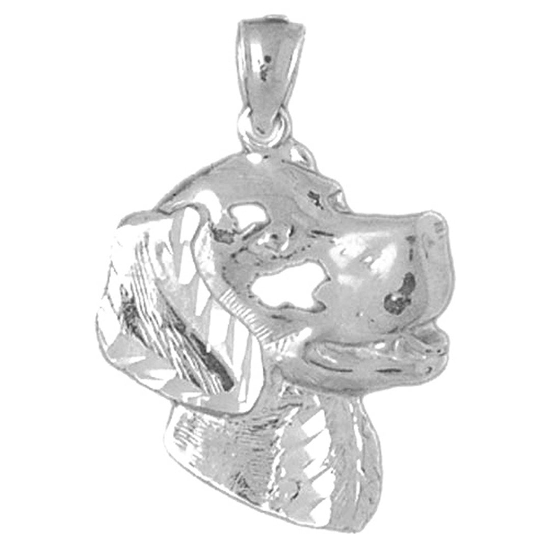 Sterling Silver Dog Pendant