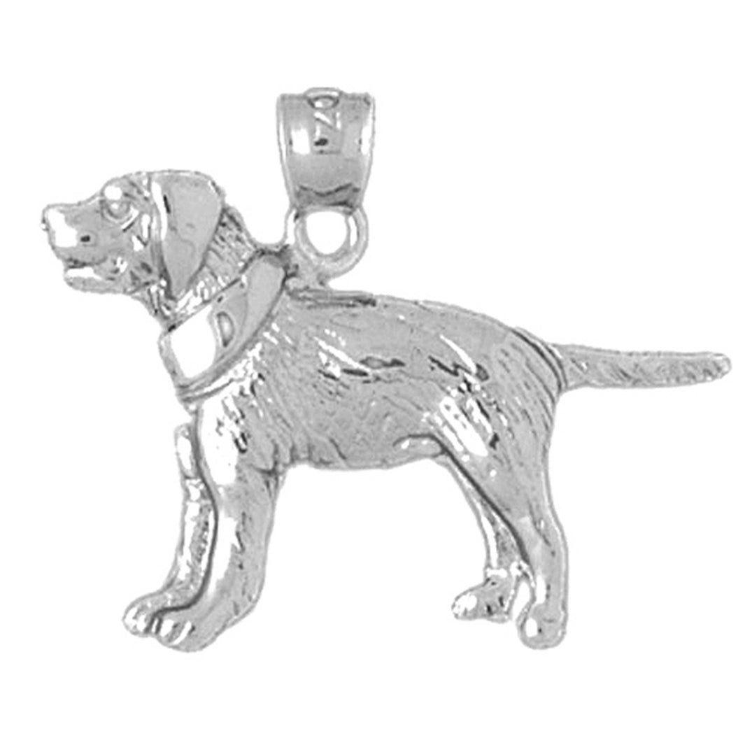 Sterling Silver Dog Pendant