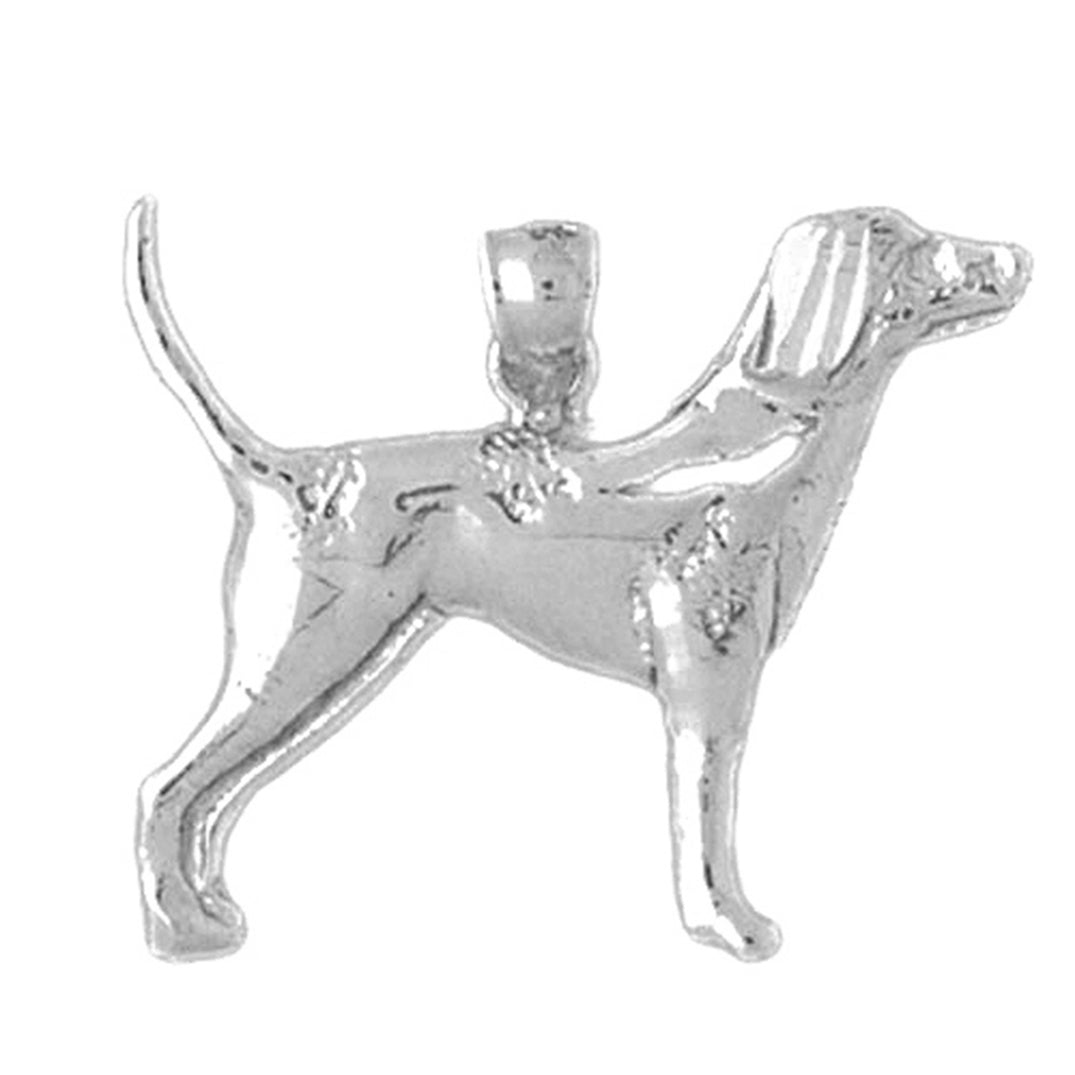 Sterling Silver Dog Pendant