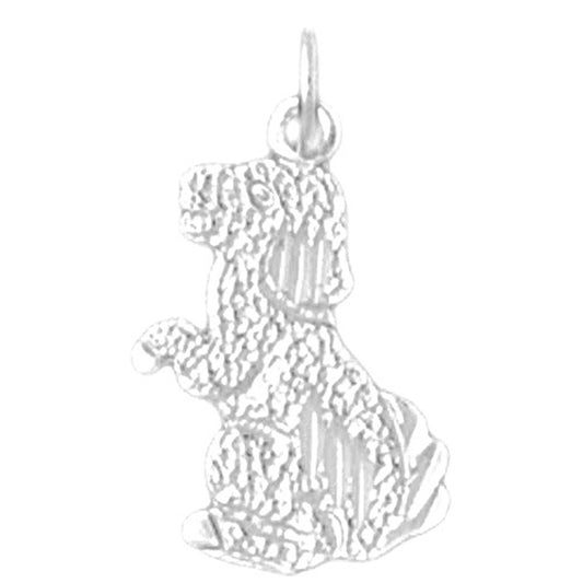 Sterling Silver Dog Pendant