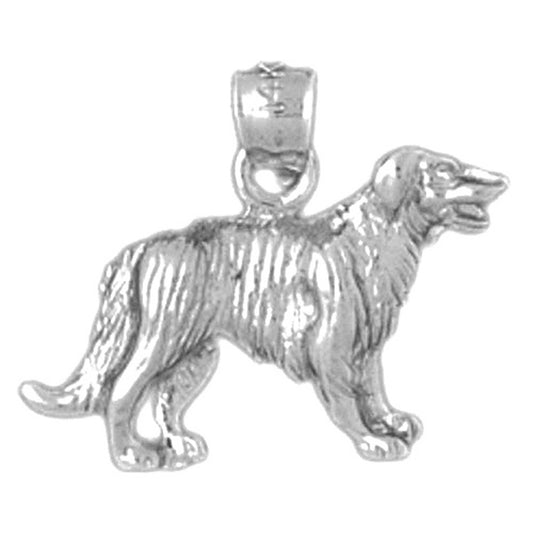 Sterling Silver Dog Pendant