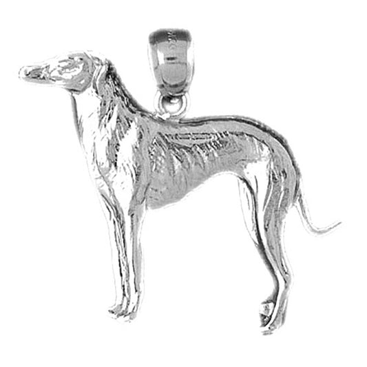 Sterling Silver Dog Pendant