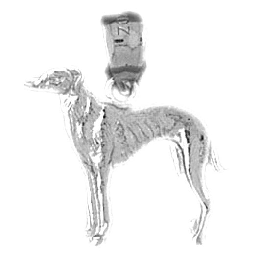 Sterling Silver Dog Pendant