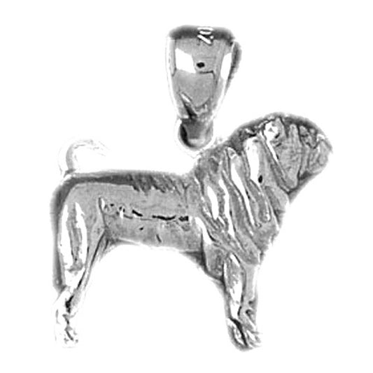 Sterling Silver Dog Pendant