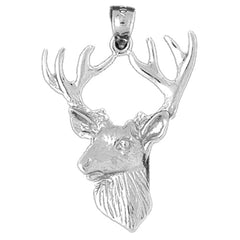 Sterling Silver Deer Pendant