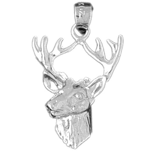 Sterling Silver Deer Pendant