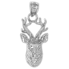 Sterling Silver Deer Pendant