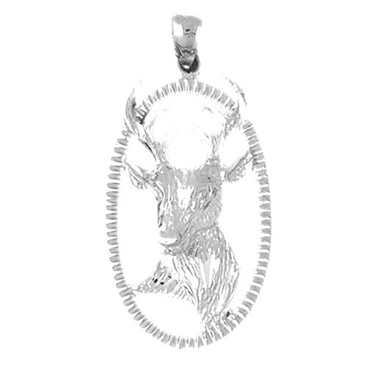 Sterling Silver Deer Pendant