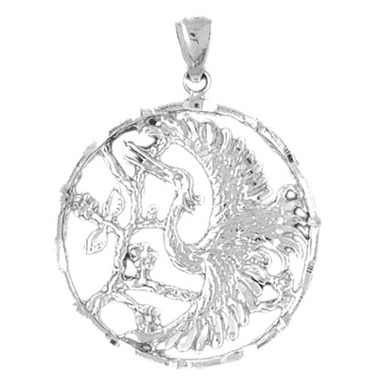 Sterling Silver Bird Pendant