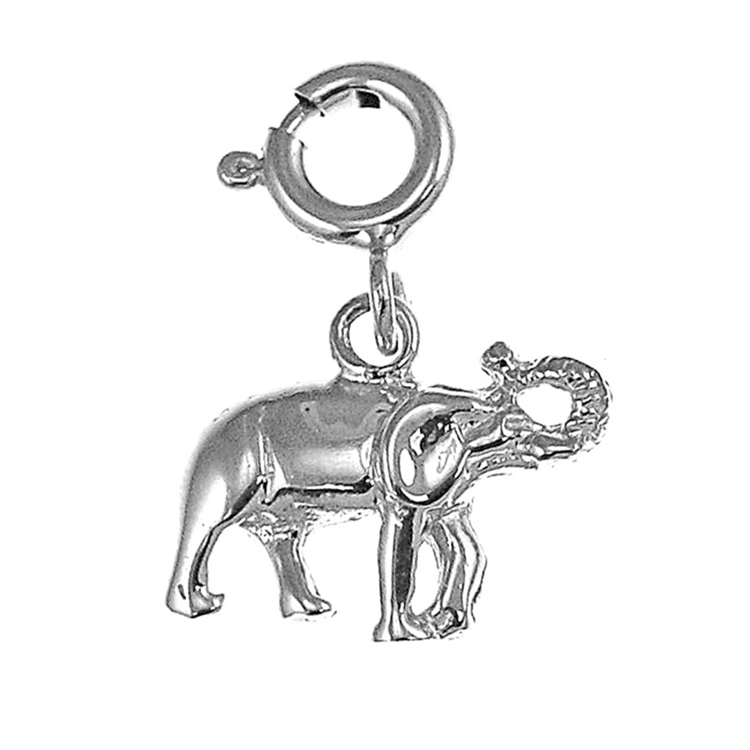 Sterling Silver Elephant Pendant