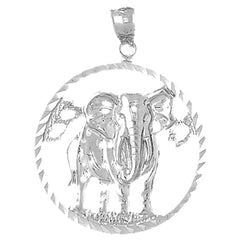 Sterling Silver Elephant Pendant