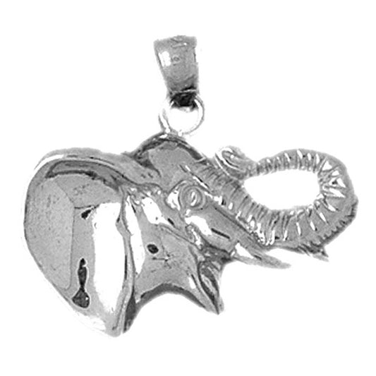 Sterling Silver Elephant Pendant