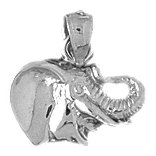 Sterling Silver Elephant Pendant