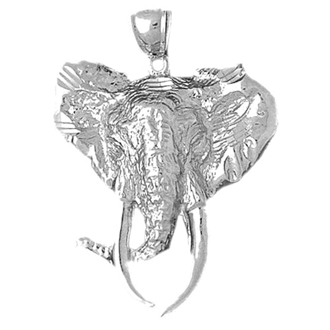 Sterling Silver Elephant Pendant