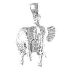 Sterling Silver Elephant Pendant