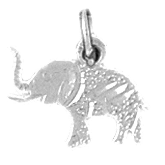 Sterling Silver Elephant Pendant