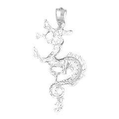 Sterling Silver Dragon Pendant