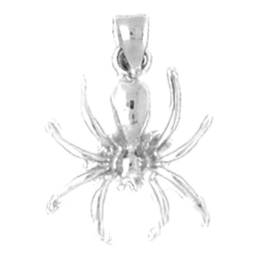 Sterling Silver Spider Pendant