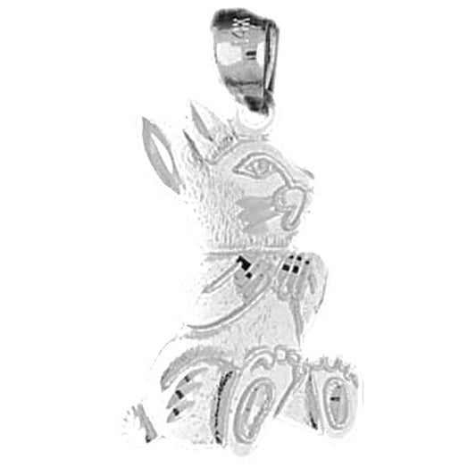 Sterling Silver Rabbit Pendant