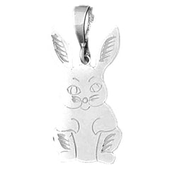 Sterling Silver Rabbit Pendant