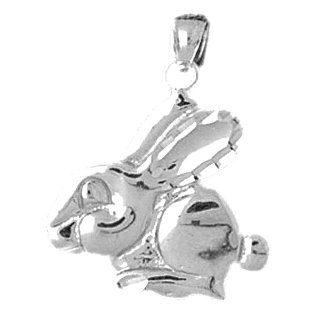 Sterling Silver Bunny Rabbit Pendant