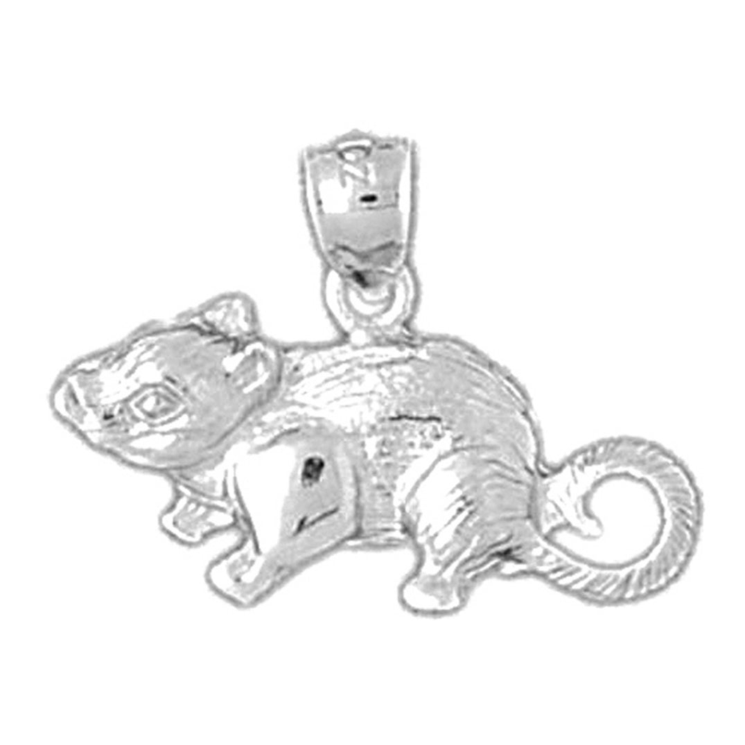 Sterling Silver Mouse Pendant