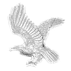 Sterling Silver Eagle Pendant