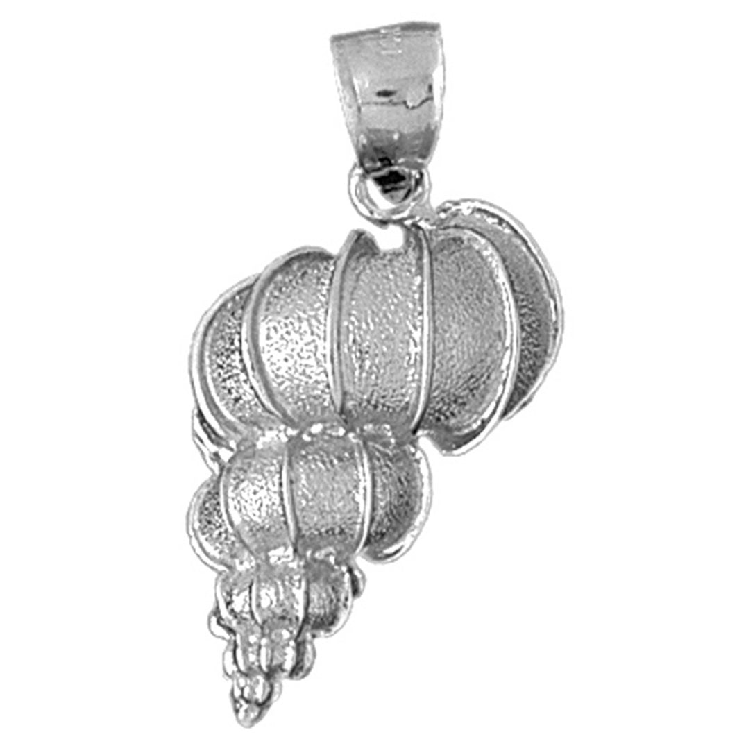 Sterling Silver Conch Shell Pendant