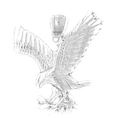 Sterling Silver Eagle Pendant