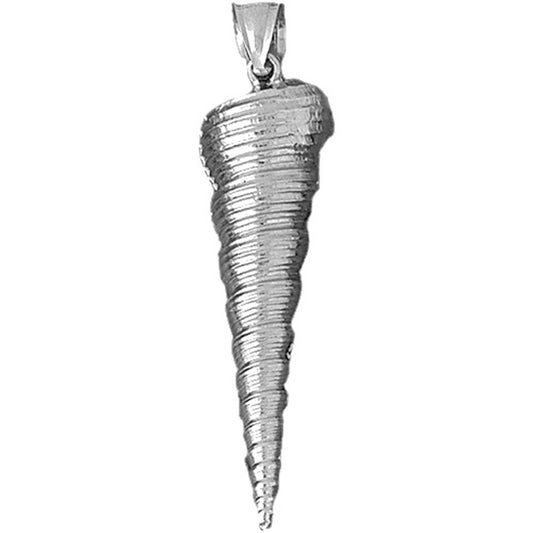 Sterling Silver Conch Shell Pendant