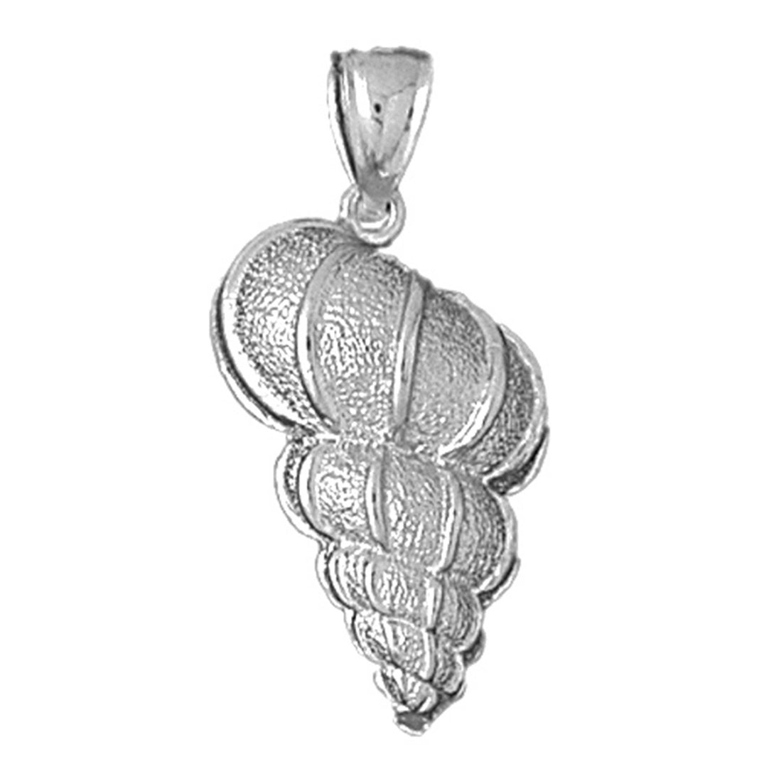 Sterling Silver Conch Shell Pendant