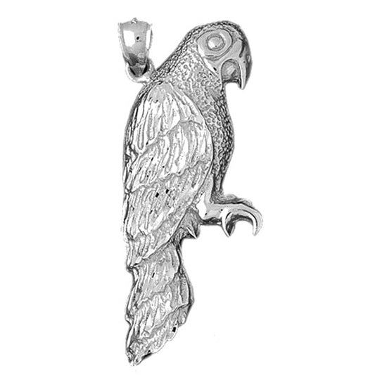 Sterling Silver Parrot Pendant