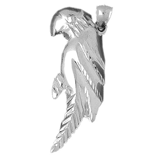 Sterling Silver Parrot Pendant