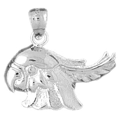 Sterling Silver Cockateel Bird Pendant