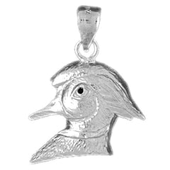 Sterling Silver Duck Pendant