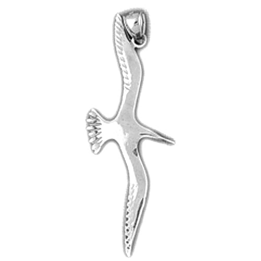 Sterling Silver Bird Pendant