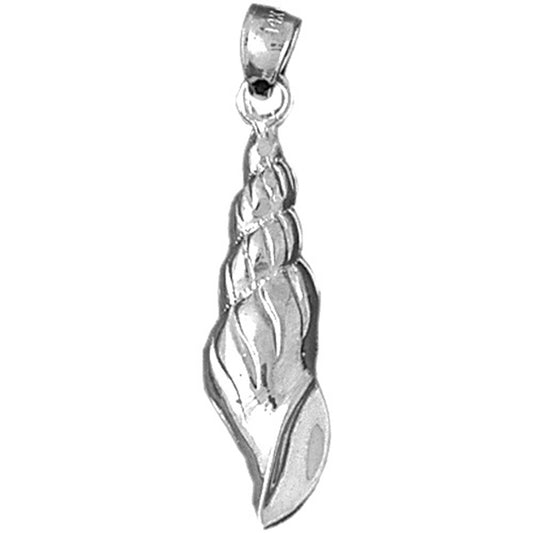 Sterling Silver Conch Shell Pendant